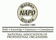 NAPO Golden Circle member  National Association of Professional Organizers
